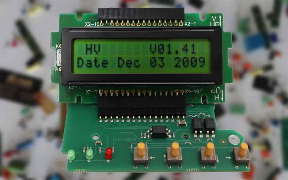 Hydrovar LCD display