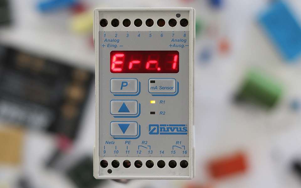 control-regulator Control unit Repair of a Nivus control unit